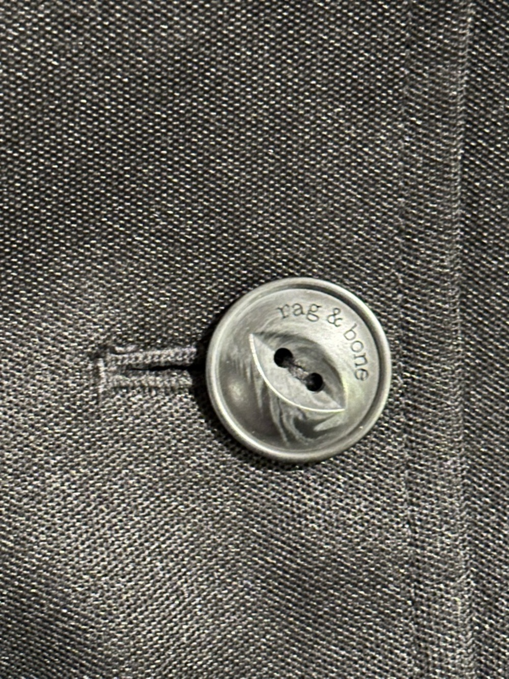 Rag & Bone Women’s Black Sid Pique Jacket Blazer Size 4 - Picture 6 of 9